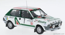 Ixo-models Fiat Ritmo 75 Abarth Alitalia (nočná verzia) N 7 Rally Montecarlo 1979 Per Eklund - Hans Sylvan 1:43 Biela zelená červená