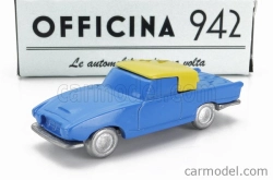 Officina-942 Fiat 1200 Coupe Carrozzeria Ghia 1958 1:76 Modrá krémová