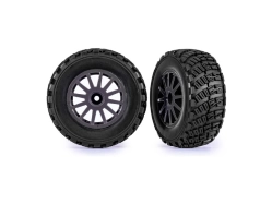 Traxxas kolo 2.2/3.0", disk Rally šedý, pneu gravel (2)