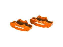 Predný brzdový strmeň Traxxas hliníkový oranžový (pár)