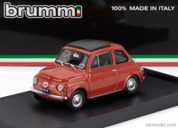 Brumm Fiat 500f Tetto Chiuso - uzavretý 1965 1:43 Rosso Medio