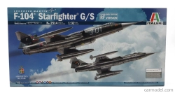 Italeri Lockheed martin Tf-104 G/s Starfighter Military Airplane 1958 1:32 /