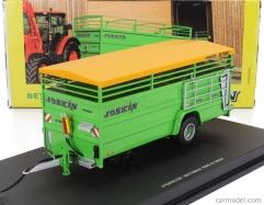 Universal hobbies Joskin Betimax Rds6000 Trailer Livestock Transporter - Carrello Trasporto Animali 1:32 Stříbrná Žlutá