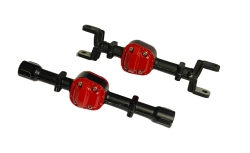 Kovové kryty prednej a zadnej nápravy, čierne RMT models M-059