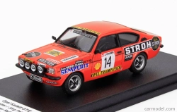 Trofeu Opel Kadett Gt/e (night Version) N 14 2nd Rally Janner 1977 Sepp Haider - Jorg Pattermann 1:43 Orange