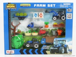 Maisto New holland Farm Set T7-315 Tractor With Accessories 2018 1:64 Různé