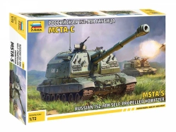 Zvezda MSTA-S Self Propelled Howitzer (1:72)