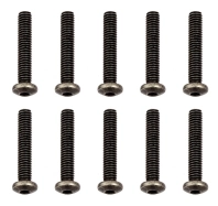 Šrouby, M2,5x14mm s půlkulatou imbusouvou hlavou