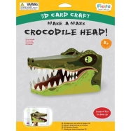 Fiesta Crafts Kreatívna sada 3D maska krokodíla