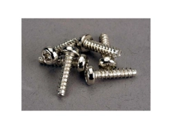 Traxxas vrut krížový 3 x 12 mm pologuľatá hlava zink. (6)