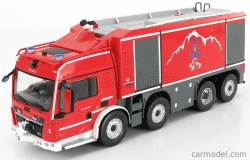 Edicola MAN Special Bai Tgs Tanker Truck Taliansko Francúzsko 2013 1:43 Red Silver