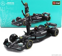 Bburago Mercedes gp F1 W14 Team Mercedes-amg Petronas Formula One N 44 Season 2023 Lewis Hamilton 1:24 Matt Black