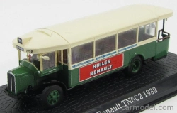 Edicola Renault Tn6c2 Autobus Pte Des Lilas 1932 - Damage Display Box 1:72 Zelená Bílá