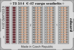 Ed73514 LEPT C-47 nákladné bezpečnostné pásy