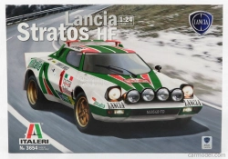 Italeri Lancia Stratos Hf Alitalia N 1 Winner Rally Montecarlo 1977 S.munari - S.maiga + Stratos Hf Street Version 1974 1:24 /