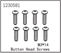 Button Head Screw M3*14 (8)