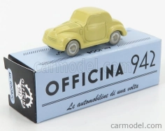 Officina-942 Fiat 500c Topolino 1949 1:76 krémová