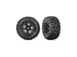 ROZBALENÉ – Traxxas koleso 2,8", čierny ráfik, pneumatika Sledgehammer (zadná) (2)