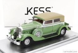Kess-model Pierce arrow 124 Convertible Berline Sedan Le Baron Closed 1933 1:43 Světle Zelená