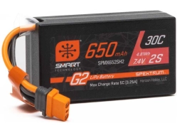 Spektrum Smart G2 LiPo 7,4V 650mAh HC 30C IC2