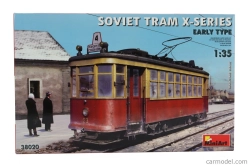 Miniart Tramvaj sovietska Tramvaj série X Autobus 1950 1:35 /