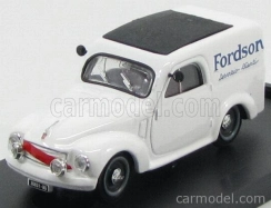 Brumm Fiat 500c Dodávka Fordson Brescia Servizio Clienti 1950 1:43, bílá