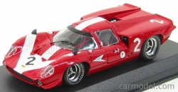 Najlepší model Lola T70 Coupe N 2 Brands Hatch 1967 Surtees - Hobbs 1:43 Red White