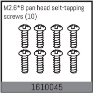 M2.6*8 pan head selt-tapping screws (10)