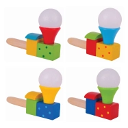 Bigjigs Toys Fúkacia lokomotíva s balónikom 1 kus