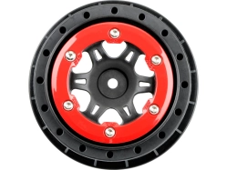 Pro-Line disk 2,2/3,0" Split Six predný H12 červeno-čierny (2)
