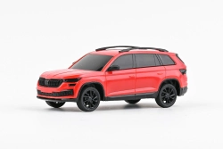 Abrex Plasťáček Škoda Kodiaq FL 1:43 - Červená