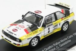 Cmr Audi Sport Quattro Audi Team Hb N 3 2nd Rally Montecarlo 1985 W.rohrl - C.geistdorfer 1:43 Bílá Žlutá