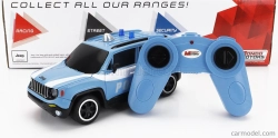 Mondomotors Jeep Renegade Police 2017 1:24 Light Blue White