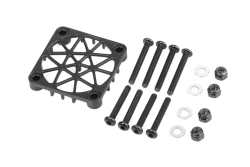 NOSRAM Hliníková mřížka pro 30mm ventilátory - černá