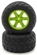 Kola pro RMT Dominator Monster (2ks), zelená