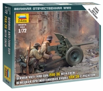 Zvezda Pak-36 s vojáky (1:72)