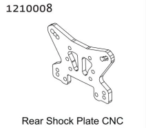 1210008 - Alu Rear Shock Tower - Buggy