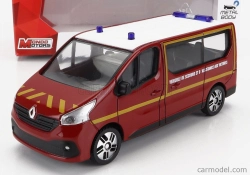 Mondomotors Peugeot Expert Minibus Sapeurs Pompiers 2007 1:43 červená biela