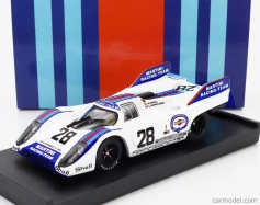 Brumm Porsche 917k Martini Racing Team N 28 1000km Austria 1971 Helmut Marko - Gerard Larrousse 1:43 Bílá Modrá Červená