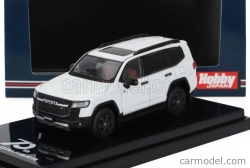 Zapaľovanie-model Toyota Land Cruiser (ja300w) Gr Sport 2023 - Čierno-červený interiér 1:64 White Pearl