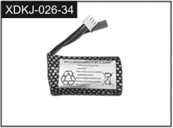 J-026-34 – Li-Ion akumulátor 7,4 V 600 mAh