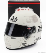 Mini helmet Bell helmet Casco Helmet Hp7 Tribute 24h Le Mans 1:2 Bílá