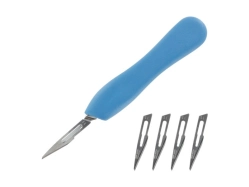 Rukoväť skalpela Modelcraft, čepele č. 11 (5)