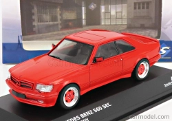 Solido Mercedes benz S-class 560sec Amg (c126) Wide Body 1990 1:43 Červená