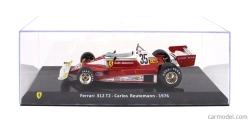 Edicola Ferrari F1 312 T2 N 35 Sezóna 1976 Carlos Reutemann - Con Vetrina - S vitrínou 1:24 červená