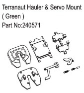HBP240571 - Terranaut Hauler & Servo Mount ( Green )