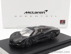 LCD model Mclaren Speedtail 2019 1:64 Black Carbon Fiber