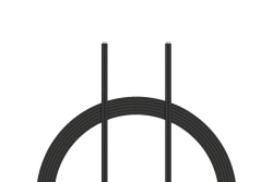 Kabel silikon 0.25mm2 1m (černý)