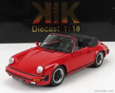 Kk-scale Porsche 911 Sc Cabriolet 1983 - With Extra Soft-top 1:18 Red