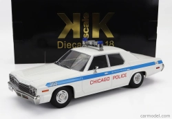 Dodge Monaco Chicago Police 1974 v mierke 1:18 biela svetlomodrá